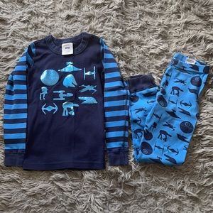 RARE Hanna Anderson STAR WARS pajamas size 6-7